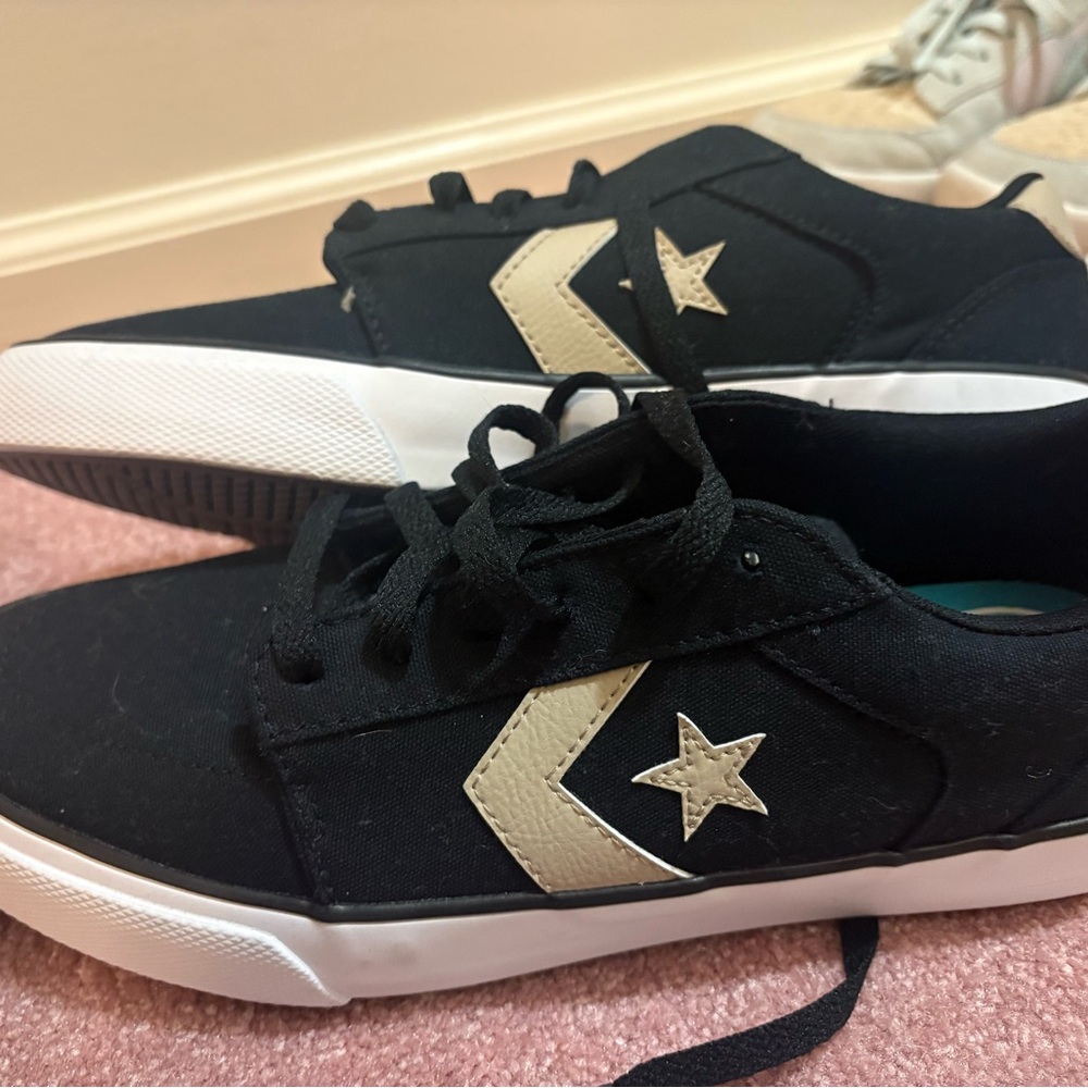 Converse Kids Black and White Sneakers